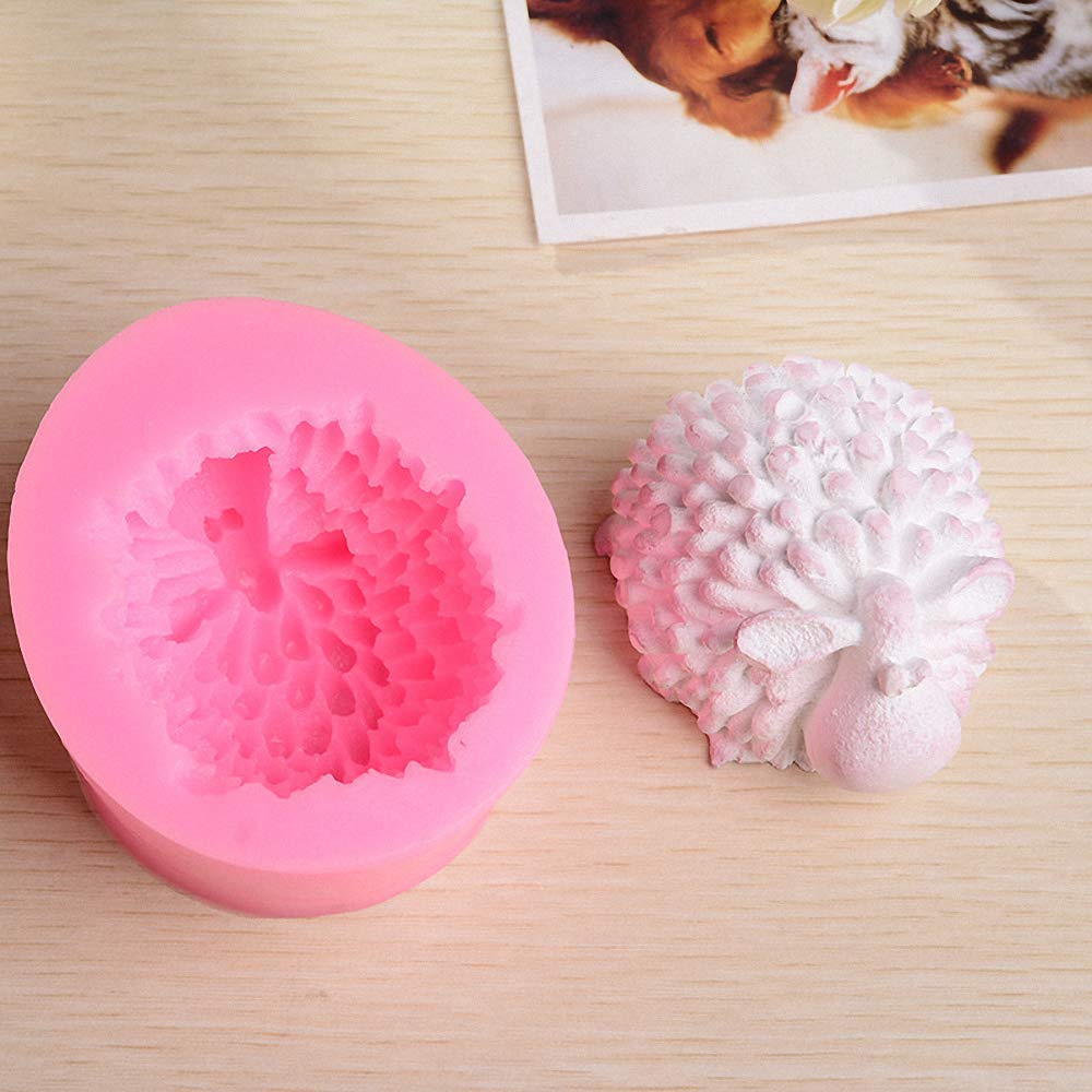 3D Sheep Shape Silicone Chocolate Mold DIY Goat Candy Fondant Molds Handmade Soap Candle Cake Decorating Mould (Set of 2)