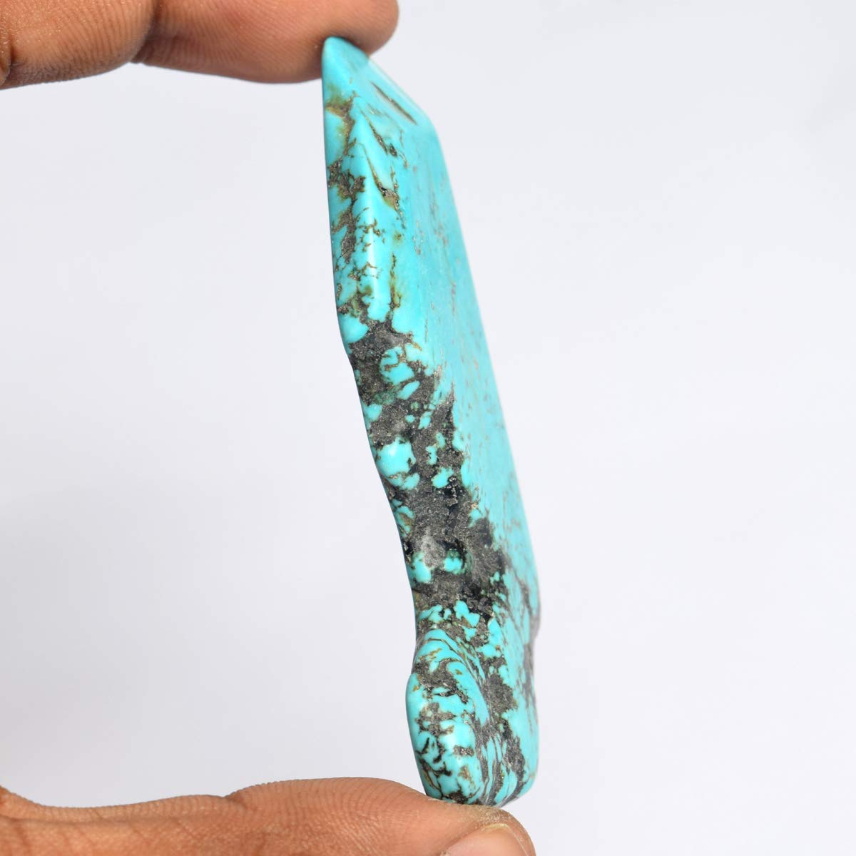 148.00 Ct Natural Raw Blue Turquoise Slab, Protective Untreated Blue Turquoise, Healing Crystal Loose Gem