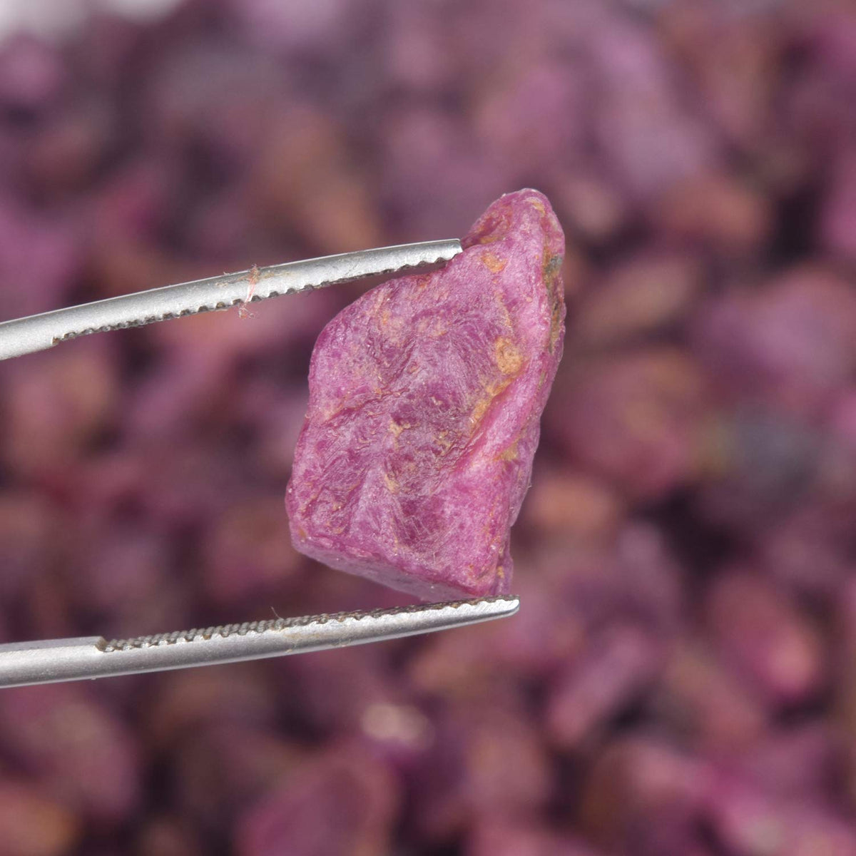 GEMHUB 100 Ct Star Ruby Rough Stones Set of 10 Pcs - Raw Rocks Perfect for Tumbling, Lapidary Polishing, Reiki, Crystal Healing and Craft Gemstone Beads