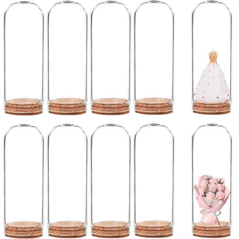 BENECREAT 20 Pack 40ml Glass Jars Bottles Decoration Bottles with Cork Stoppers for Party Wedding Favors, Small Projects and DIY Decorations, Gift Packaging