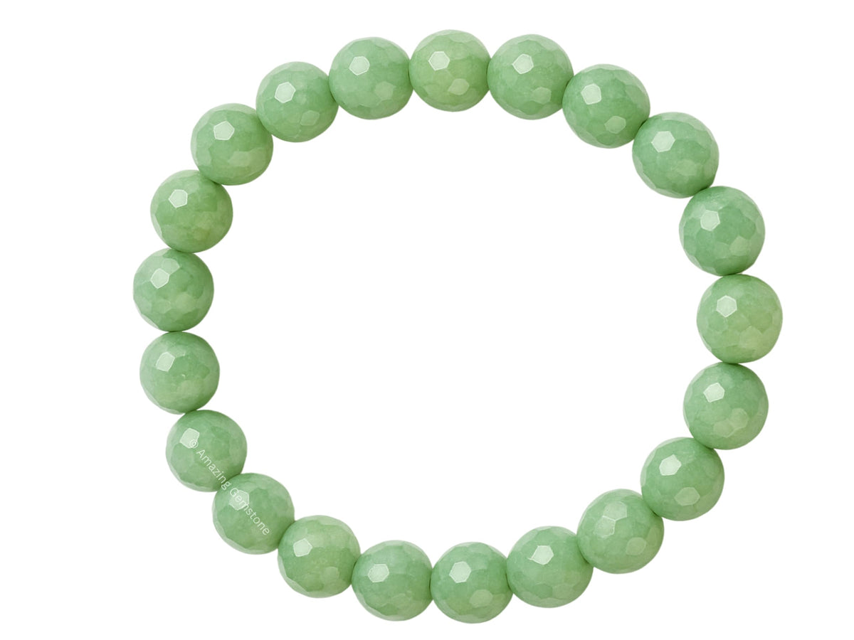 Amazing Gemstone Green Aventurine Bracelet for Women - Chakra Mens Bracelet Protection Crystals and Healing Stones - Blessing Bracelet Spiritual Meditation Gift Christmas Stocking Stuffers