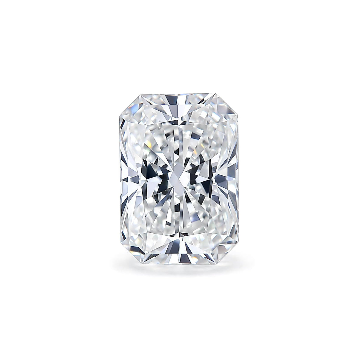 1-5 Carats Moissanite Loose Stone Lab Grown Synthetic Diamond Loose D Color Round/Oval/Heart/Princess/Cushion/Asscher/Pear/Marquise/Radiant/Emerald Cut Moissanite Loose Gem Stones for Ring Pendant Jewelry Making Gift (Radiant Cut, 1 Carats)