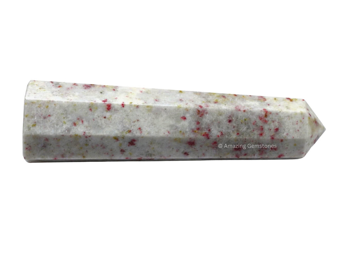Amazing Gemstone Cinnabarite Crystal Towers - Natural Healing Crystal Point Obelisk for Reiki Healing and Crystal Grid (3" to 4" INCH)