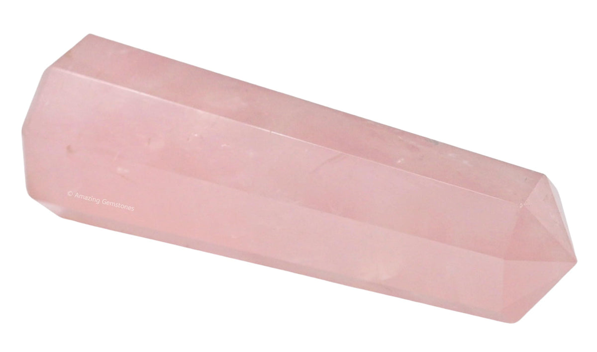 Amazing Gemstone Star Rose Quartz Crystal Towers - Natural Healing Crystal Point Obelisk for Reiki Healing and Crystal Grid (3" to 4" INCH)