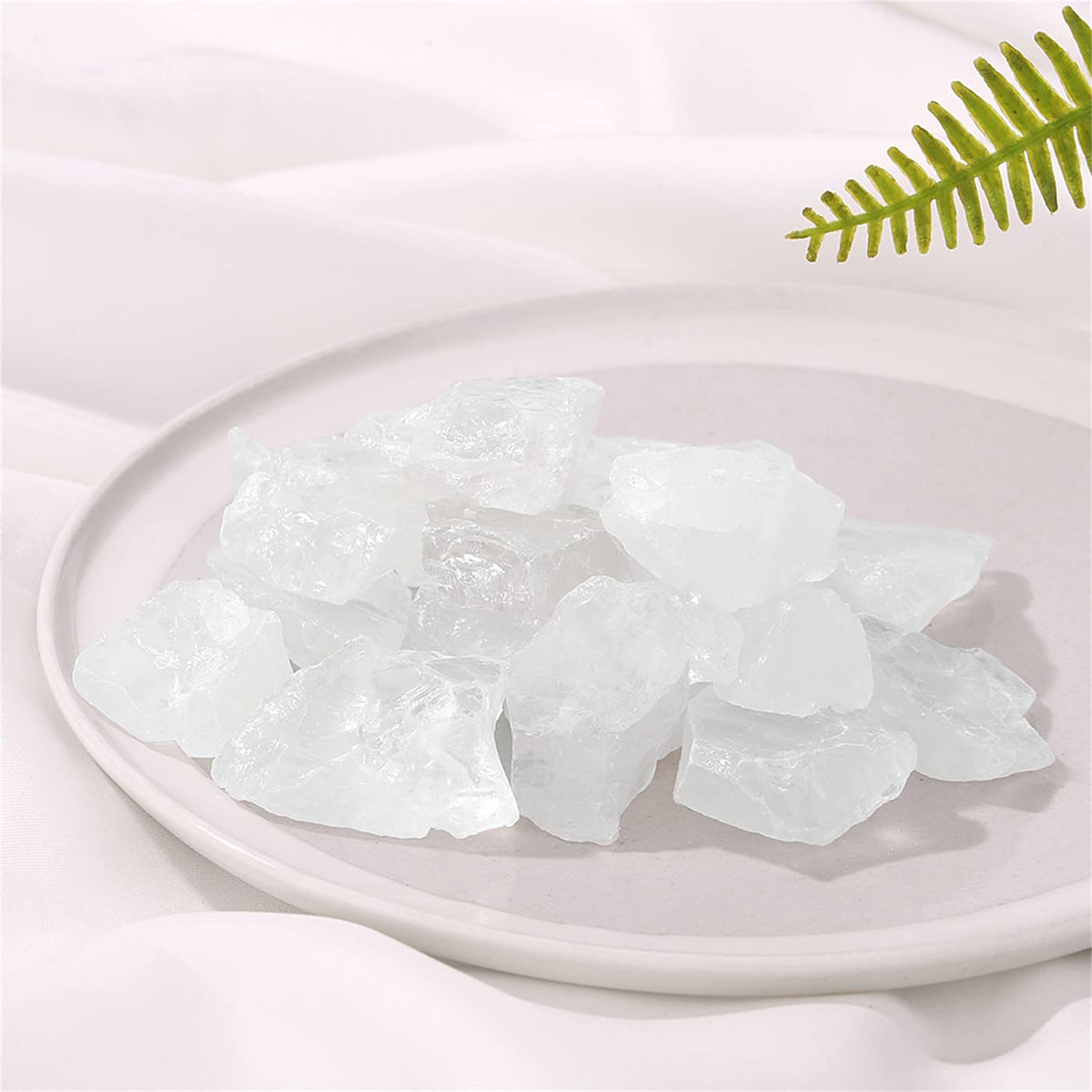 Clear Quartz Bulk Natural Healing Crystals Raw Rough Stones Sets for Cabbing Tumbling Cutting Lapidary Polishing Reiki Crytsal Healing Wire Wrapping Decoration Gemstone 0.45lb