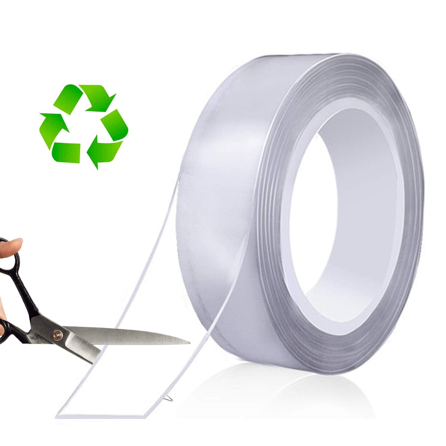MEMX Nano Double Sided Tape Heavy Duty, 16.4FT Multipurpose Strong Mounting Tape, Reusable Removable Washable Traceless Gel Grip Adhesive for Carpet, Poster Sticky Wall, Home, Office Decor.