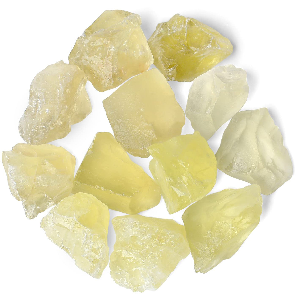QINJIEJIE 0.9Lbs Citrine Raw Crystals Natural Stones Bulk Large 1" Rough Rocks Wholesale Reiki Gemstones Yellow Fountain Rocks for Healing Tumbling Cabbing Polishing Wire Wrapping Wicca Decor