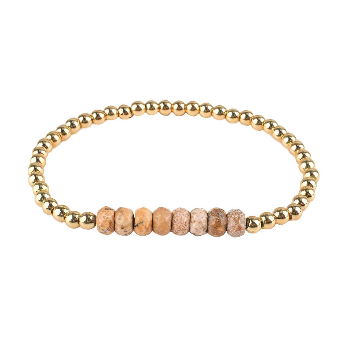 KELITCH Women Silver Stretch Bracelets Turquoise Beaded Bracelet Agate Crystal Cuff Bracelets