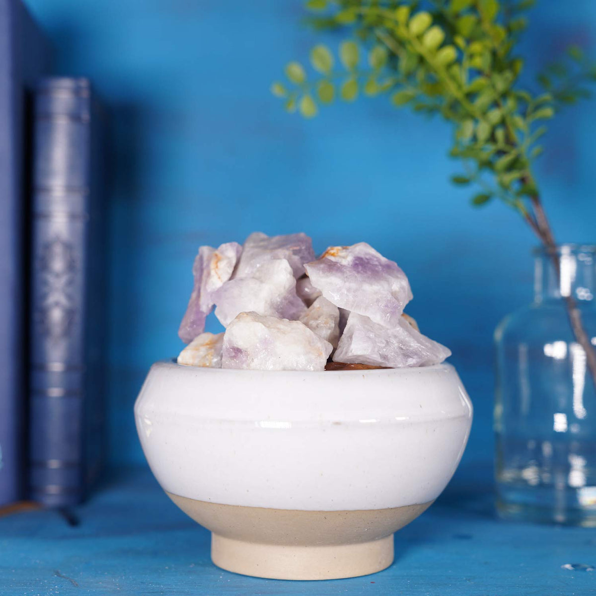 Crystal Allies 1 Pound Bulk Rough Amethyst Reiki Crystal Healing Stones Large 1" from Brazil