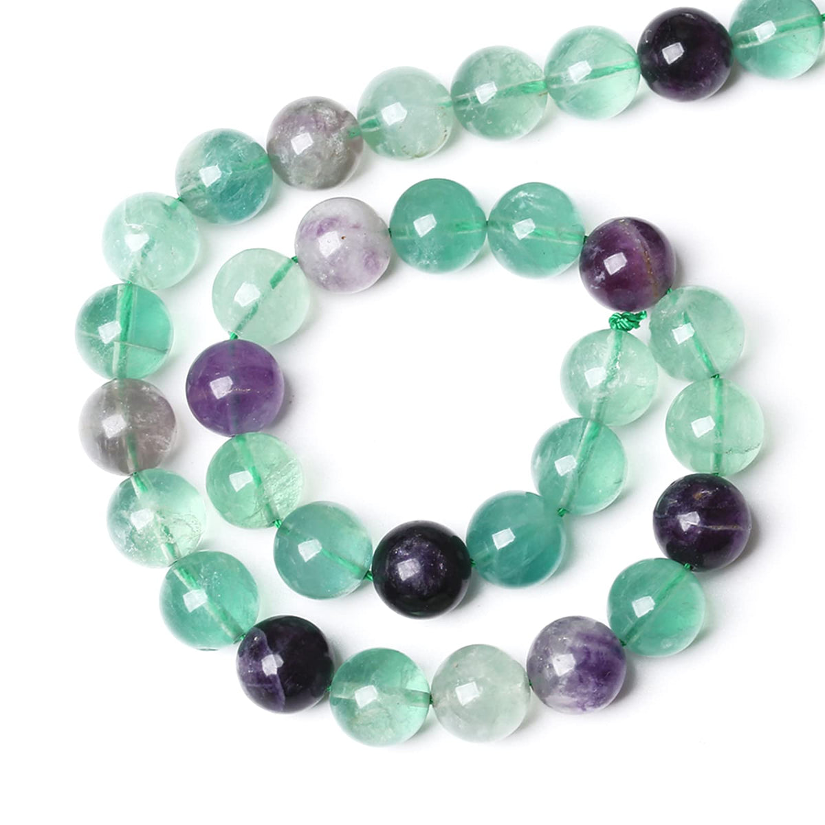 4MM 86PCS Natural Stone Green Fluorite Gemstone Beads for Jewelry Making DIY Bracelet 1 Strand