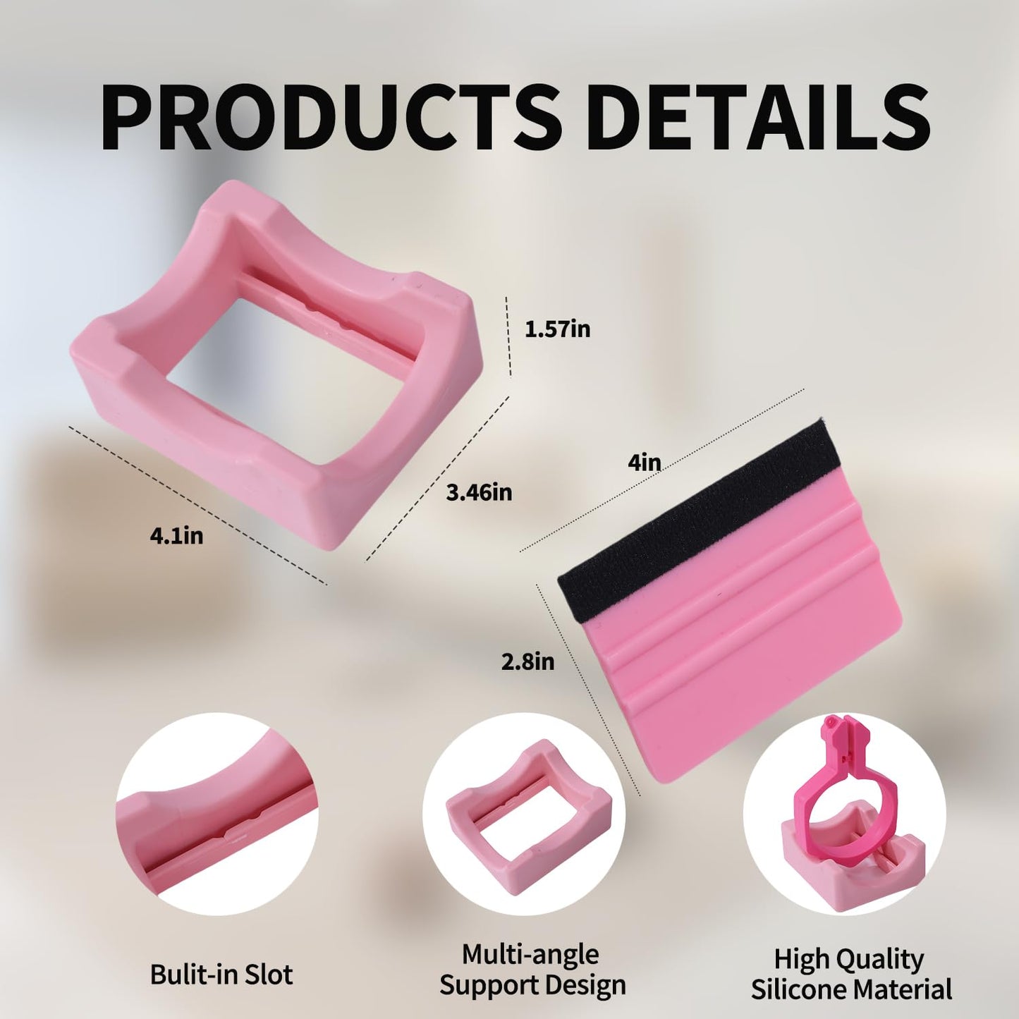 Sublimation Blanks Tumbler Clamp Tool Pink Kits for 20 Oz Sublimation Blanks, Heat Resistant Gloves, Heat Tape Sublimation, Heat Tape Dispenser Sublimation Kit, Tumbler Clamp Clamp Blue&Pink.
