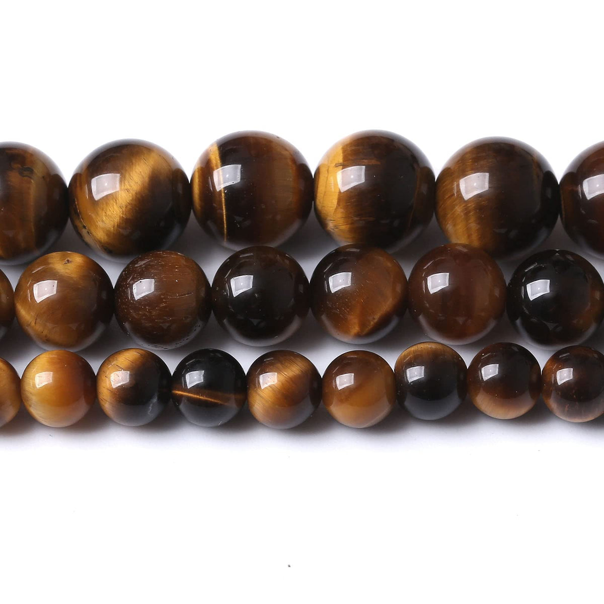 90PCS 4MM AAA Yellow Tiger Eye Stone Beads Natural Gemstone Bead Crystal Healing Energy Jewelry Making DIY 17 inches