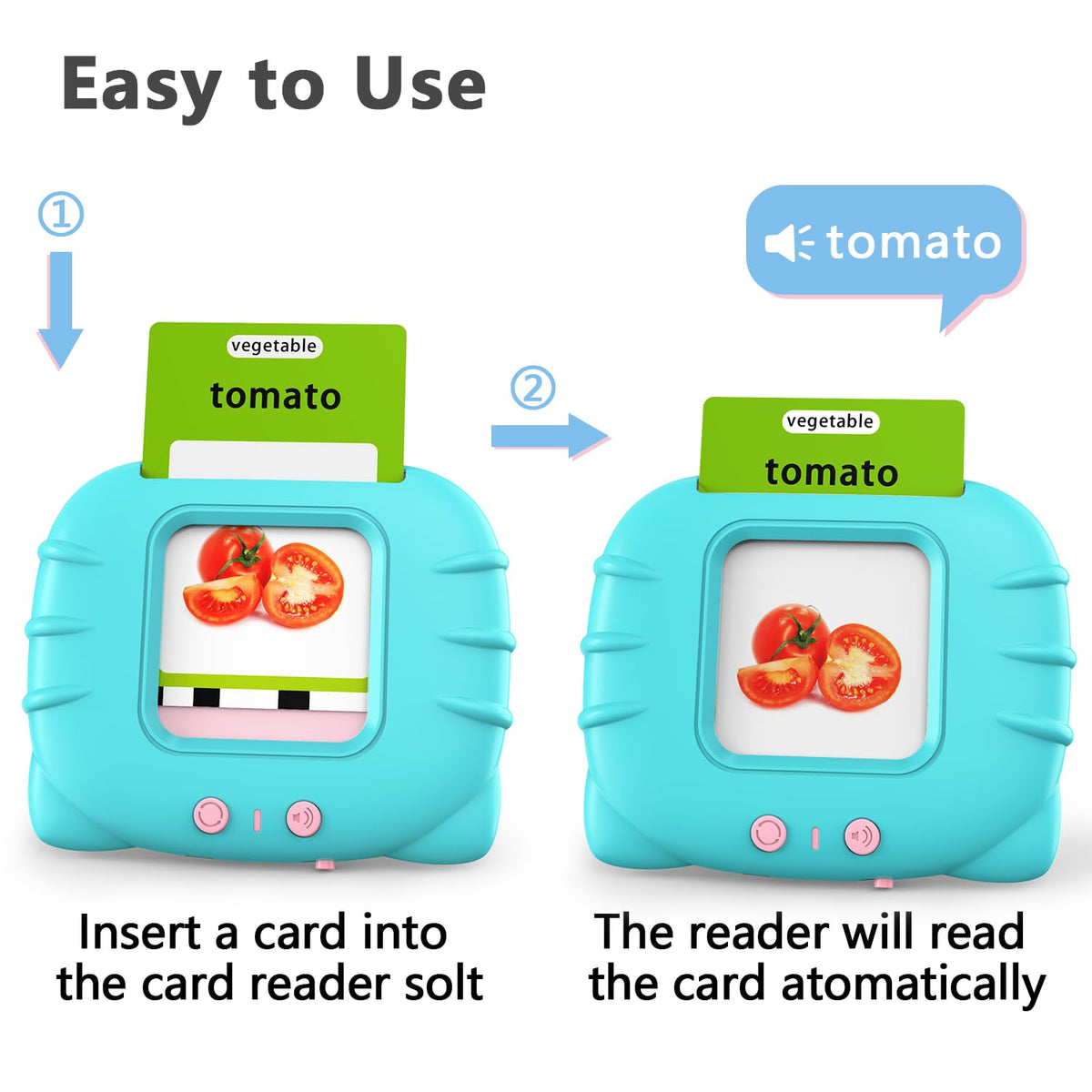 Lapare Talking Flash Cards Toys for Toddlers 2 3 4 5 6, Learn ABC Letters, Numbers 0-100,Phrases,Objects, Adjectives, and More Dolch Sight Words, 280 Cards with 560 Words/Phrases