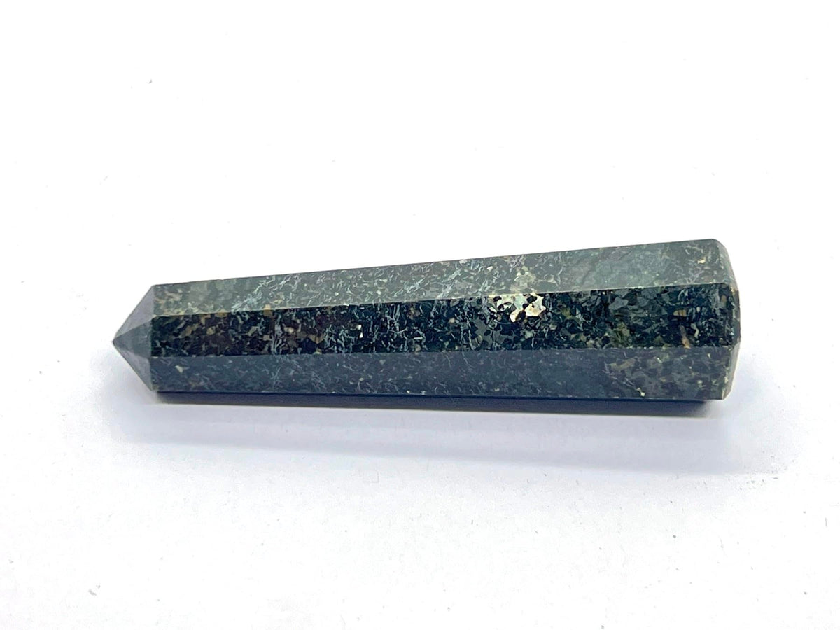 WholesaleGemShop 3 Inch Gemstones NUUMMITE Obelisk Tower Jumbo Facet Aura Rock Crystal Natural Polished Earth Wand Spirit