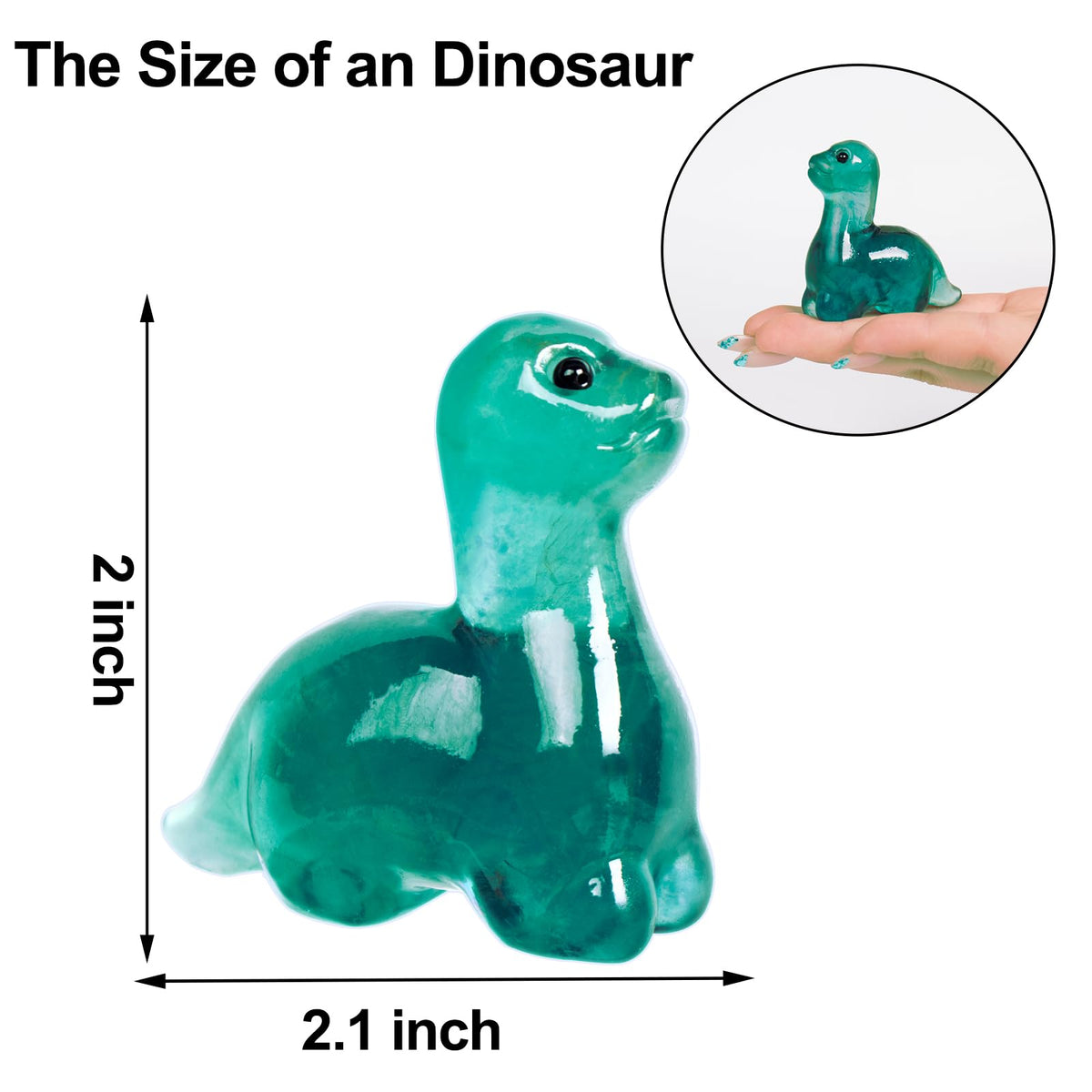 Hguxmcu Hand Carved Fluorite Dinosaur Figurine 2 Inch Healing Crystal Statue Realistic Gemstone Animal Sculpture Reiki Energy Decor Lucky Gift for Meditation Collectors