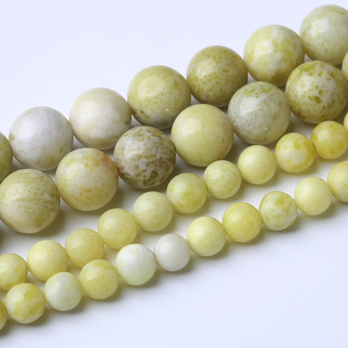 60PCS 6MM Natural Yellow Jasper Stone Beads Energy Healing Beads for DIY Jewelry Bracelet Necklace Making for Jewelry Making15Inch