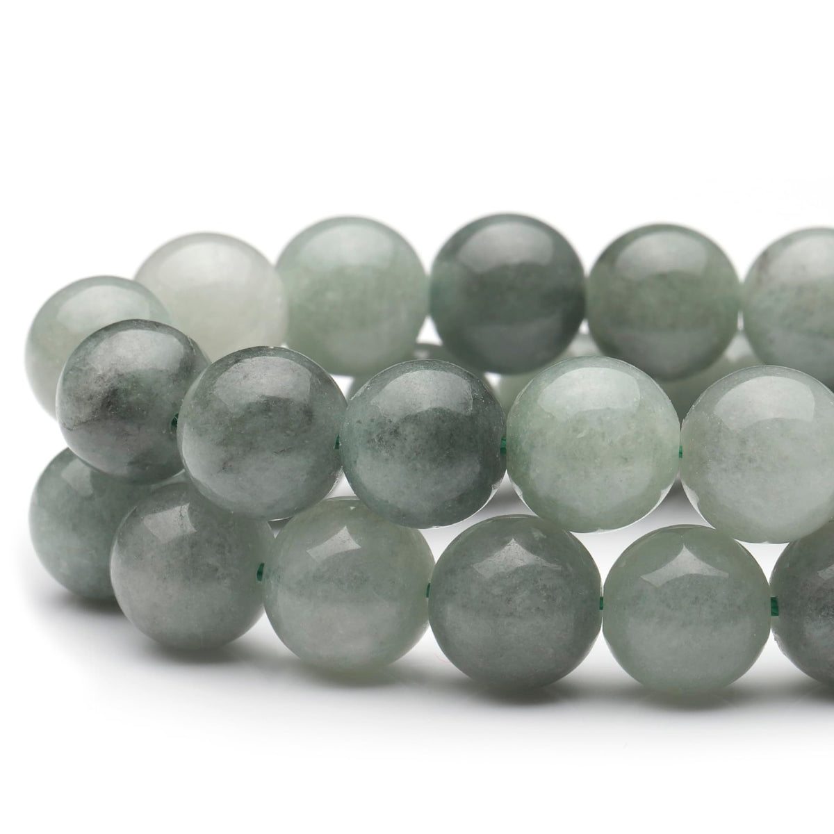 Youngbling Natural Gemstone Beads for Jewelry Making,10mm Dark Burmese Jade Polished Round Smooth Stone,Genuine Real Stone Red Beads for Bracelet Necklace 15 Inch(Dark Burmese Jade,10mm)