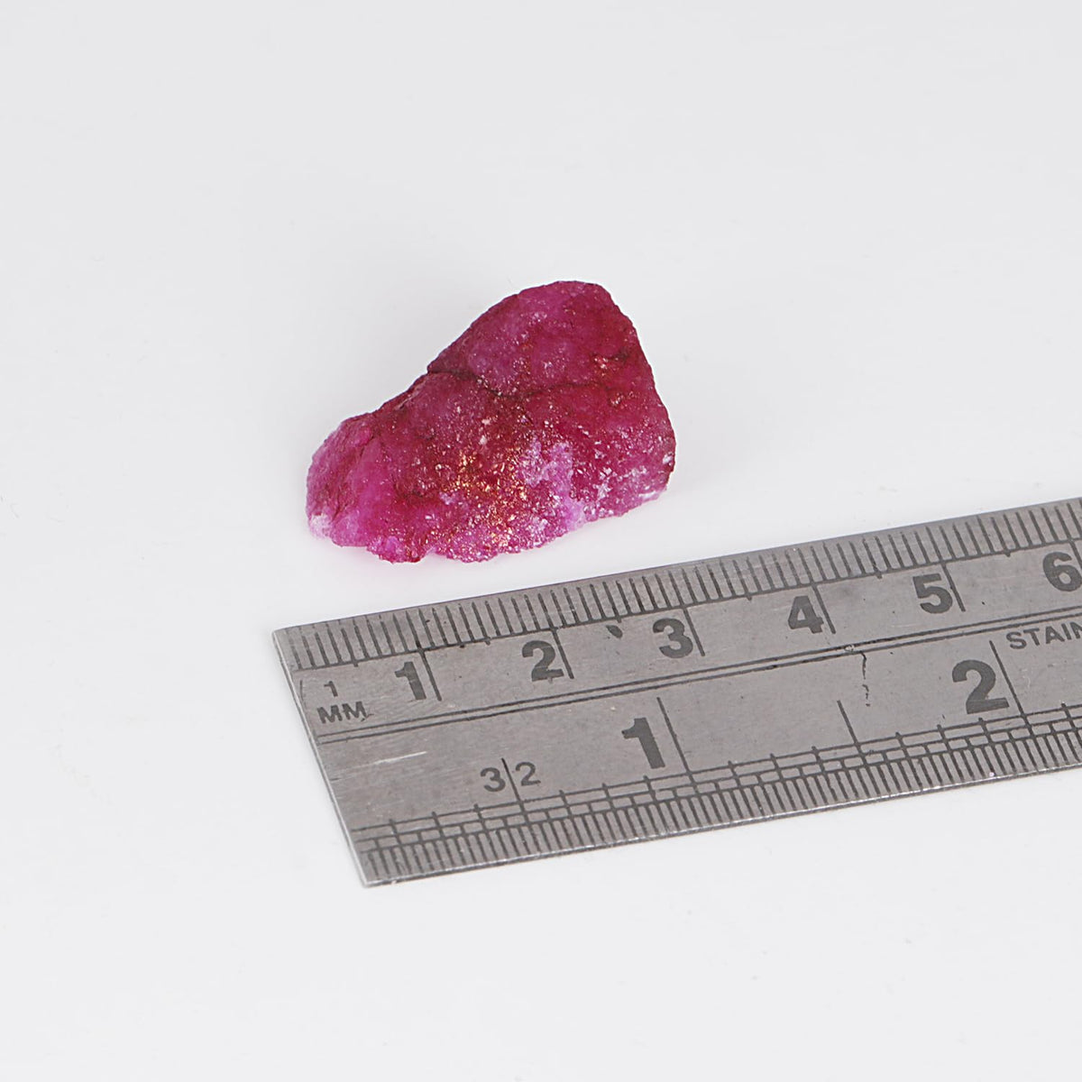 REAL-GEMS 73.5 Ct Natural Royal Red Ruby Raw Rough Loose Gemstone for Lapidary AXD-766