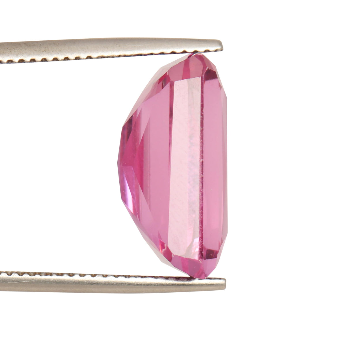 REAL-GEMS 15.3 Carat Natural Cut Kunzite Emerald Shape Loose Gemstone for Jewelry