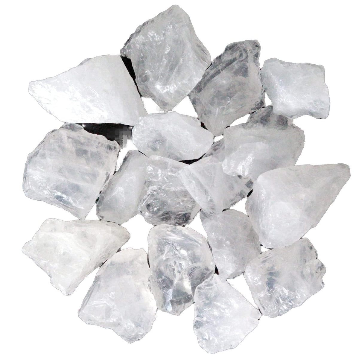 Clear Quartz Bulk Natural Healing Crystals Raw Rough Stones Sets for Cabbing Tumbling Cutting Lapidary Polishing Reiki Crytsal Healing Wire Wrapping Decoration Gemstone 0.45lb