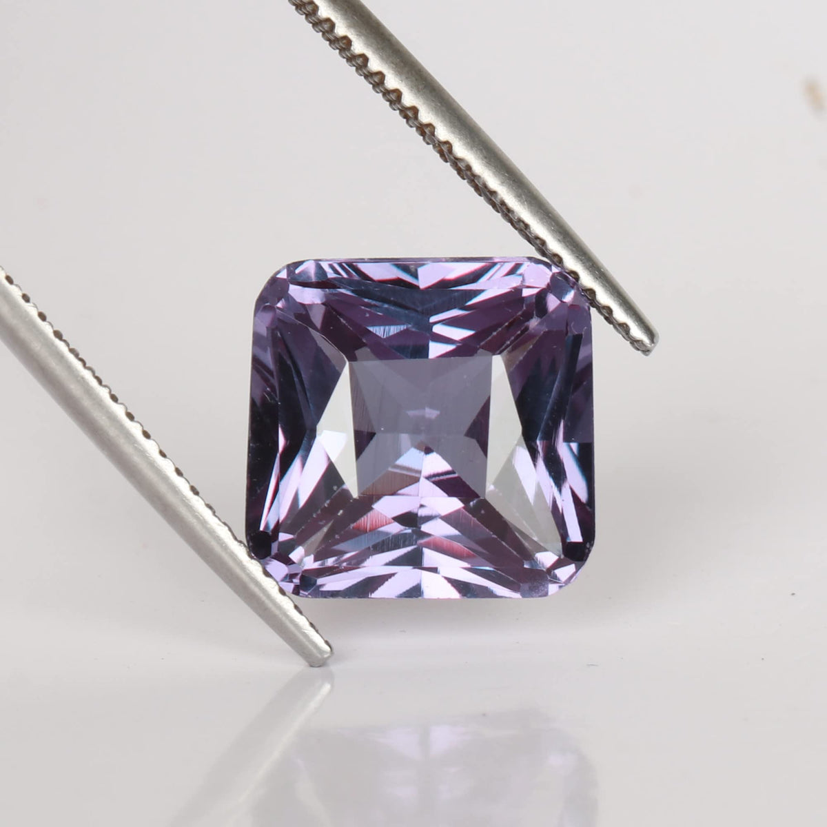 REAL-GEMS Multicolor Alexandrite 11Ct. Square Cut Loose Gemstone for Birthday Gifts