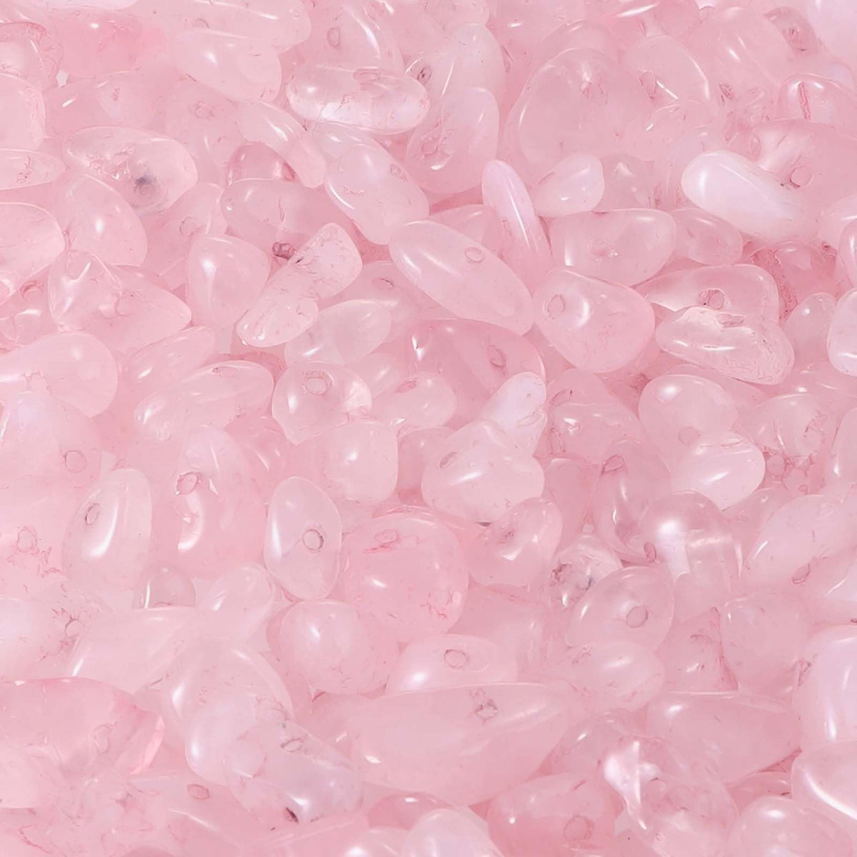 200pcs Natural Chip Stone Beads Gemstone Healing Crystal Loose Rocks Bead Irregular Glass Seed Charm Beads Drilled DIY for Jewelry Bracelet Necklace Earrings Making Crafting Supplies (Pinky, 5-8mm)