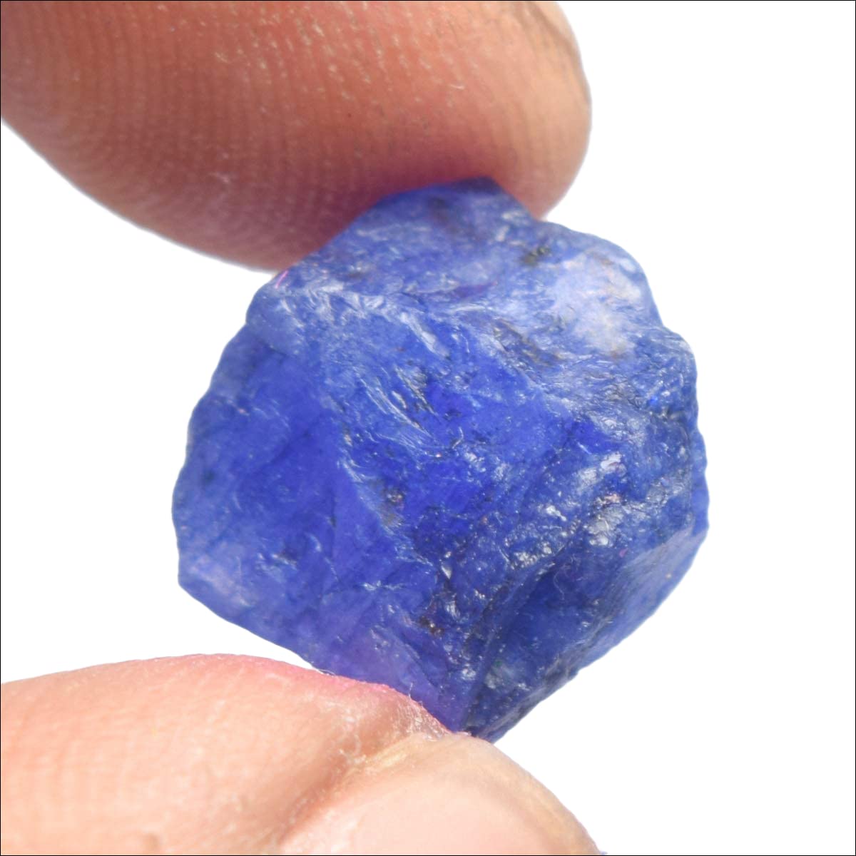 GEMHUB Loose Gemstones Raw Rough Blue Sapphire 9.00 Carat Certified Uncut Loose Gemstone for Astrological Purpose