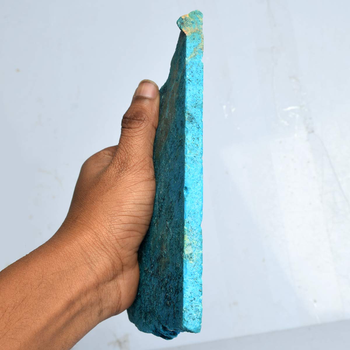 GEMHUB Authentic Blue Turquoise Slab 1855.00 Ct Natural Certified Turquoise Rough Healing Crystals Turquoise