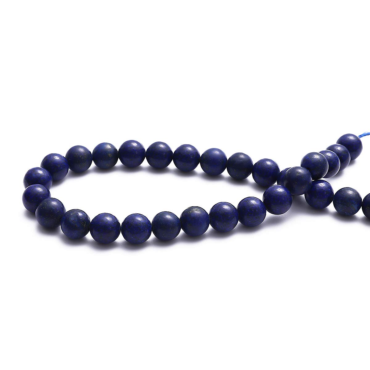BEADIA Natural Lapis Lazuli Stone Round Loose Semi Gemstone Beads for Jewelry Making 4MM 89PCS