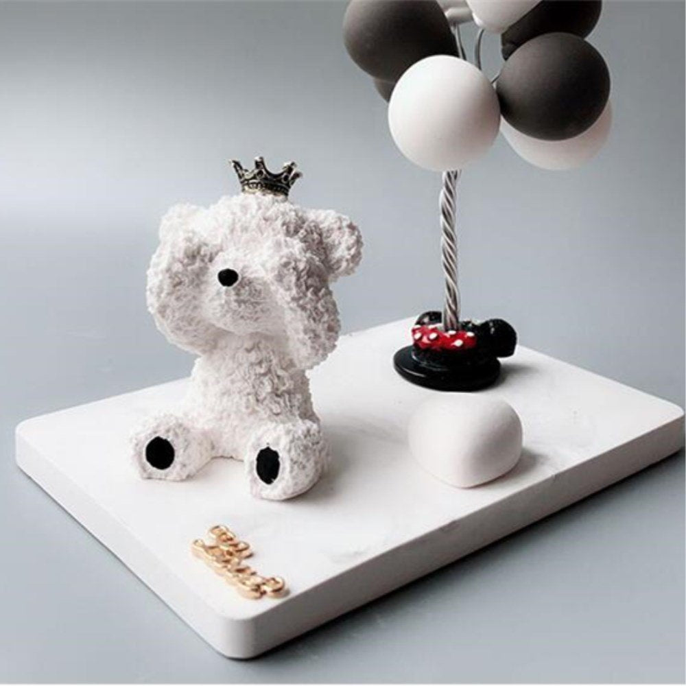 Grainrain Silicon Soap Mold Handcraft DIY 3D Candle Resin Mould for Handmade Soap Bear (11423)