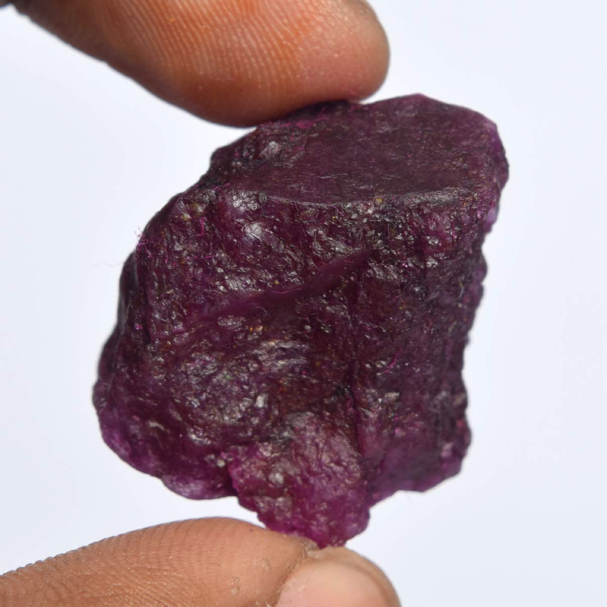 GEMHUB Natural Crystals And Healing Stones 87.00 Carat Raw Rough Ruby Healing Crystals For Jewelry Making