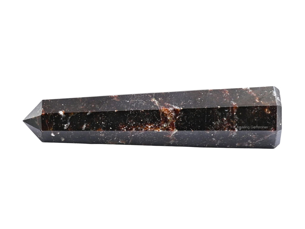 Amazing Gemstone Garnet Crystal Towers - Natural Healing Crystal Point Obelisk for Reiki Healing and Crystal Grid (3" to 4" INCH)