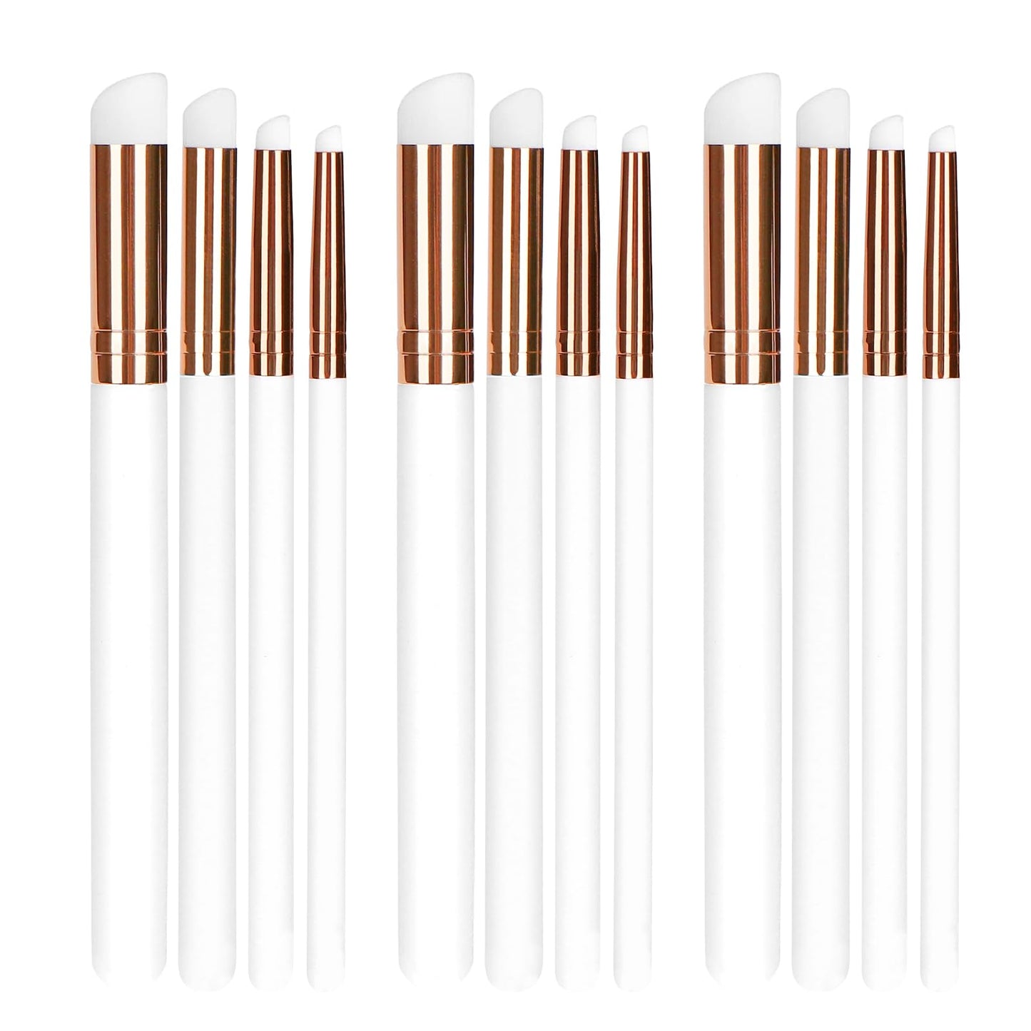 UNIMEIX Mini Blending Brushes for Card Making, Dry Miniature Painting Set Background Blender Paint Brushes Small Detailed Paint Brushes (12 Pack)