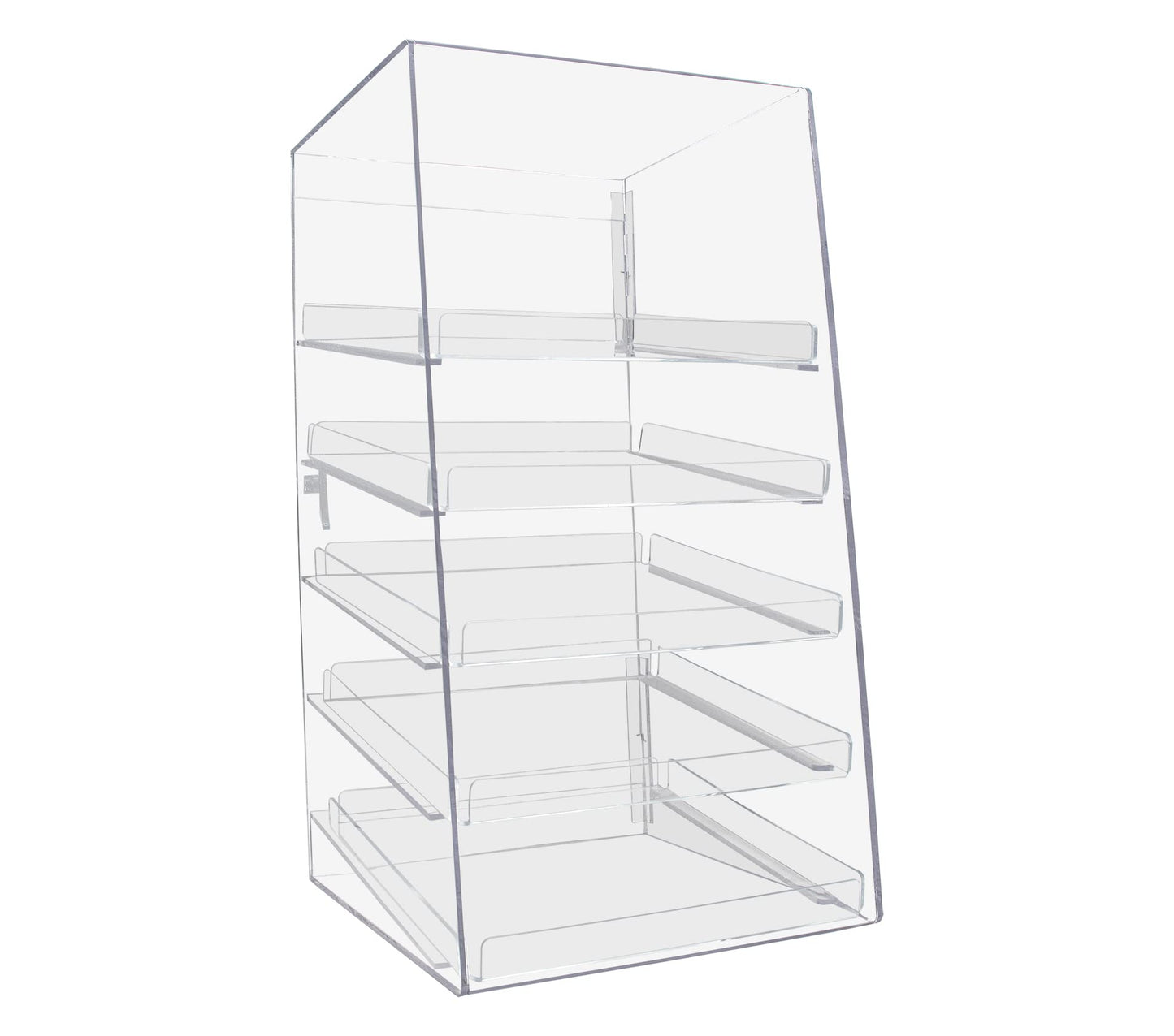 Acrylic Display Case 5 Layer Bakery Pastry Display Case Countertop Dessert Acrylic Display Shelf Donut Cookie Display Cabinet Plastic Case by Marketing Holders