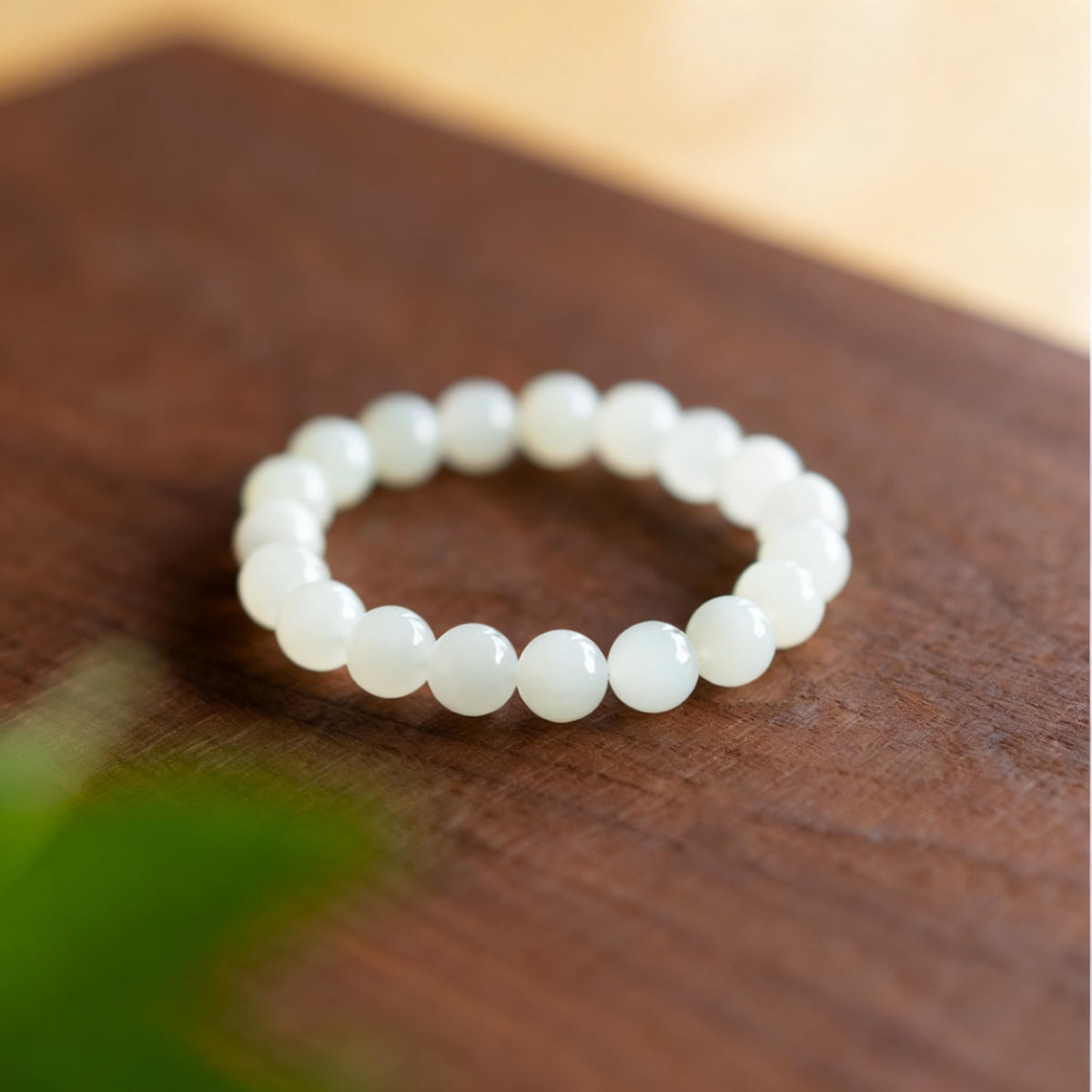 Cryhand Black Tourmaline White Jade Bracelets For Men Protection Healing Crystal Bracelet For Women Spiritual Charms Stretchy 8mm Beaded Lucky Handmade Anxiety Braceletss