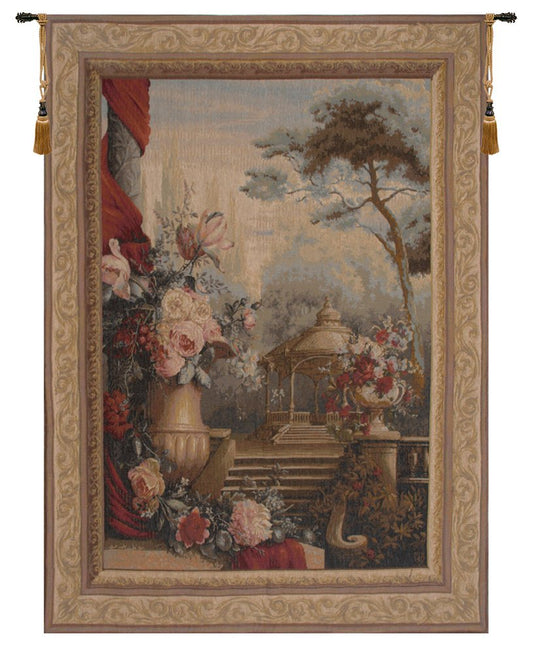 Charlotte Home Furnishings Inc. Bouquet Jardin Garden French Tapestry Wall Hanging, 57 X 41 Inch, Viscose Cotton And Polyester Blend Wall Art, Perfect For Home Decor, Wall Decor By Redoute