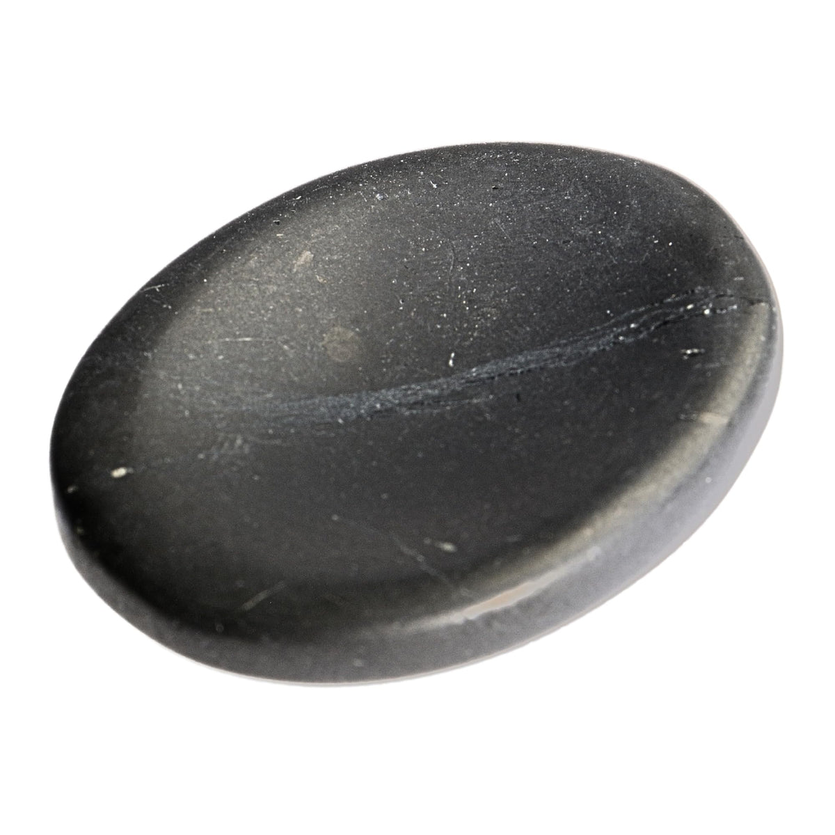 Anaya Agate Shungite Worry Stones Certified Crystal Thumb Worry Stone for Anguish, Relaxing and Soothing Balance Stones for Meditation, Stress Relief Crystals and Healing Stones for Men Women
