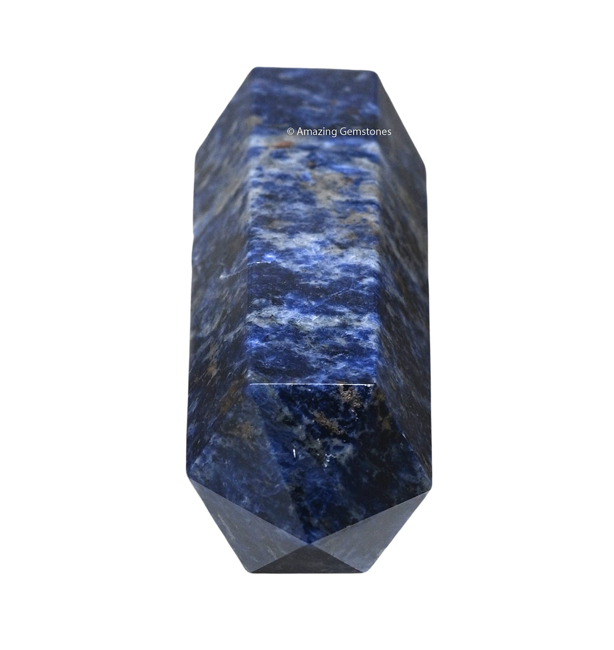 Amazing Gemstone Large Sodalite Crystal Towers ~ Natural Healing Crystal Point Obelisk for Reiki Healing and Crystal Grid (5.5 to 6 INCH)