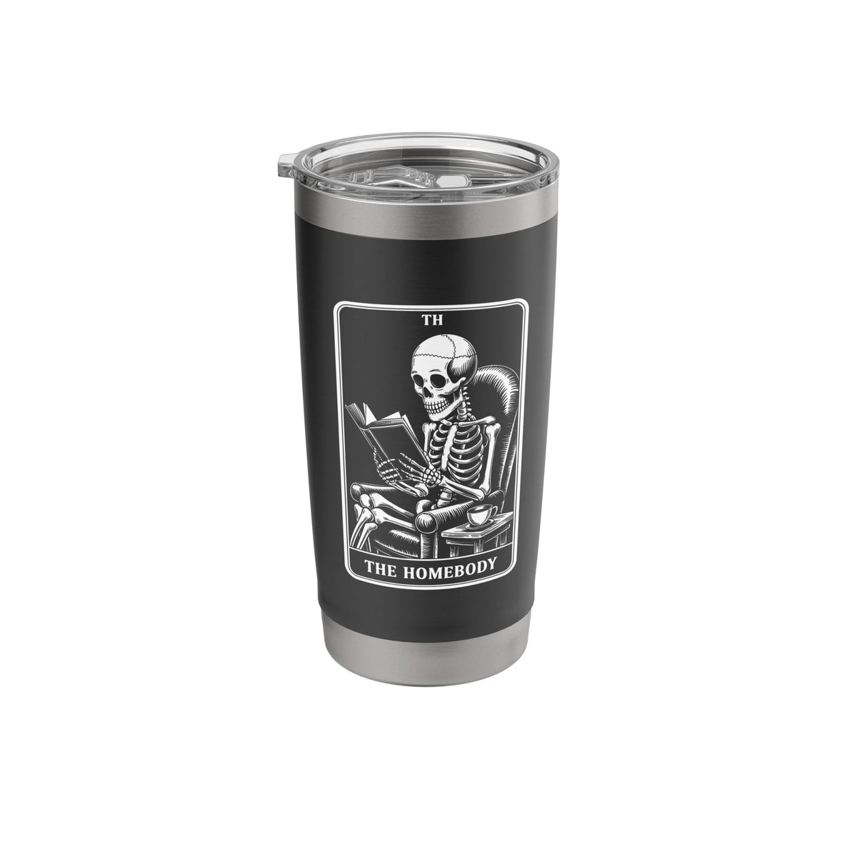 Indoorsy The Homebody Tarot Card Reading Introvert Stainless Steel Insulated Tumbler