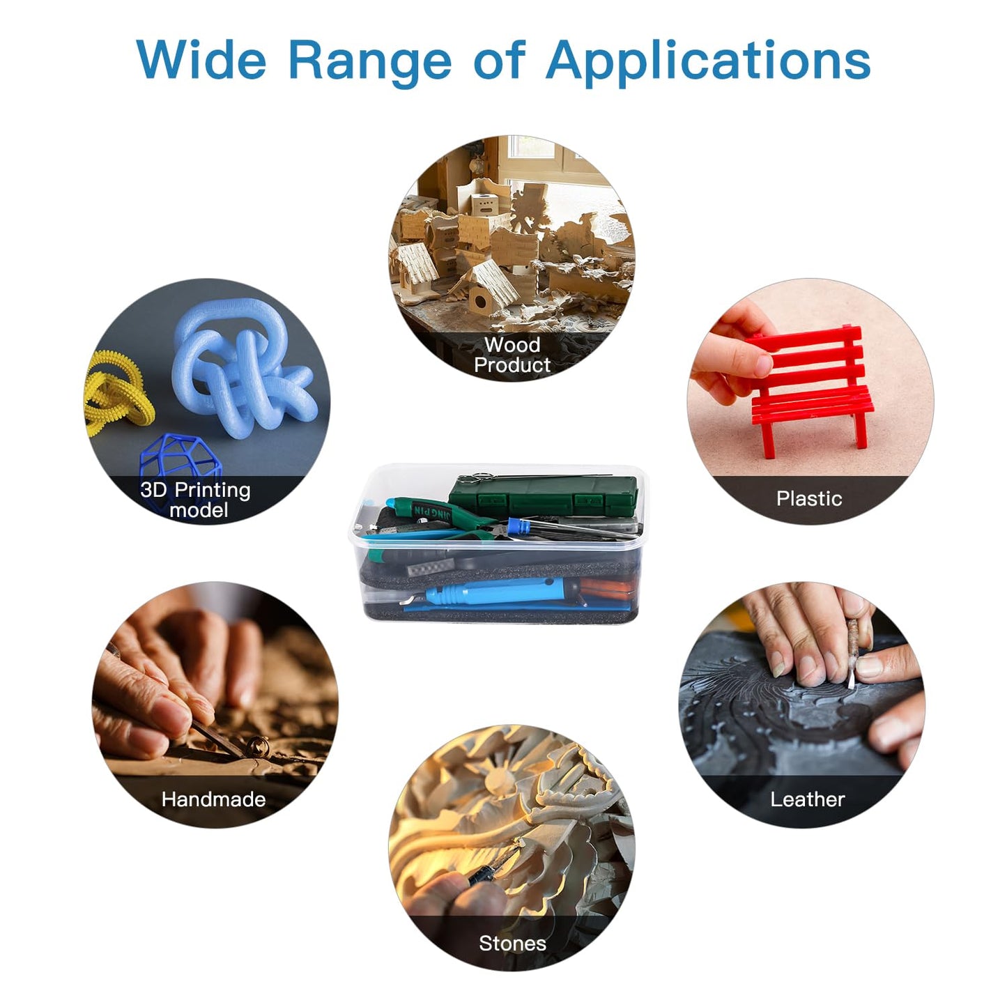 Sovol 3D Printer Tools Kit, 78 PCS 3D Printer Accessories with Nozzle Cleaning Kit, Removable Multi-Function Screwdriver Kit, Deburring, Removal Tools, Cutters, Hobby Knife Set, Wrench Set