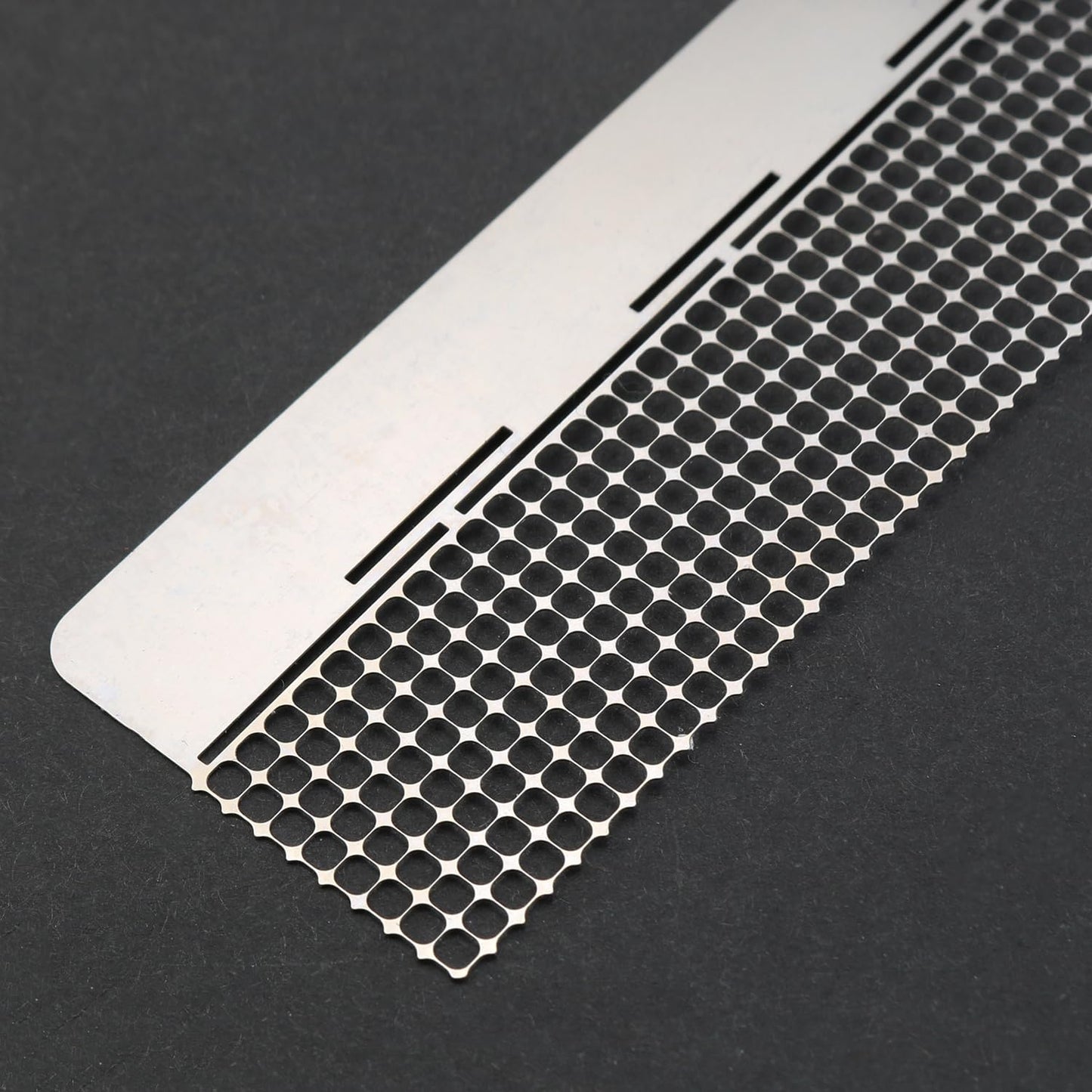 LUORNG 3PCS Diamond Painting Ruler Set, Stainless Steel 5D Diamond Ruler Tools with 216, 400 and 800 Blank Grids, 2PCS Fixing Tools for DIY Painting Kits