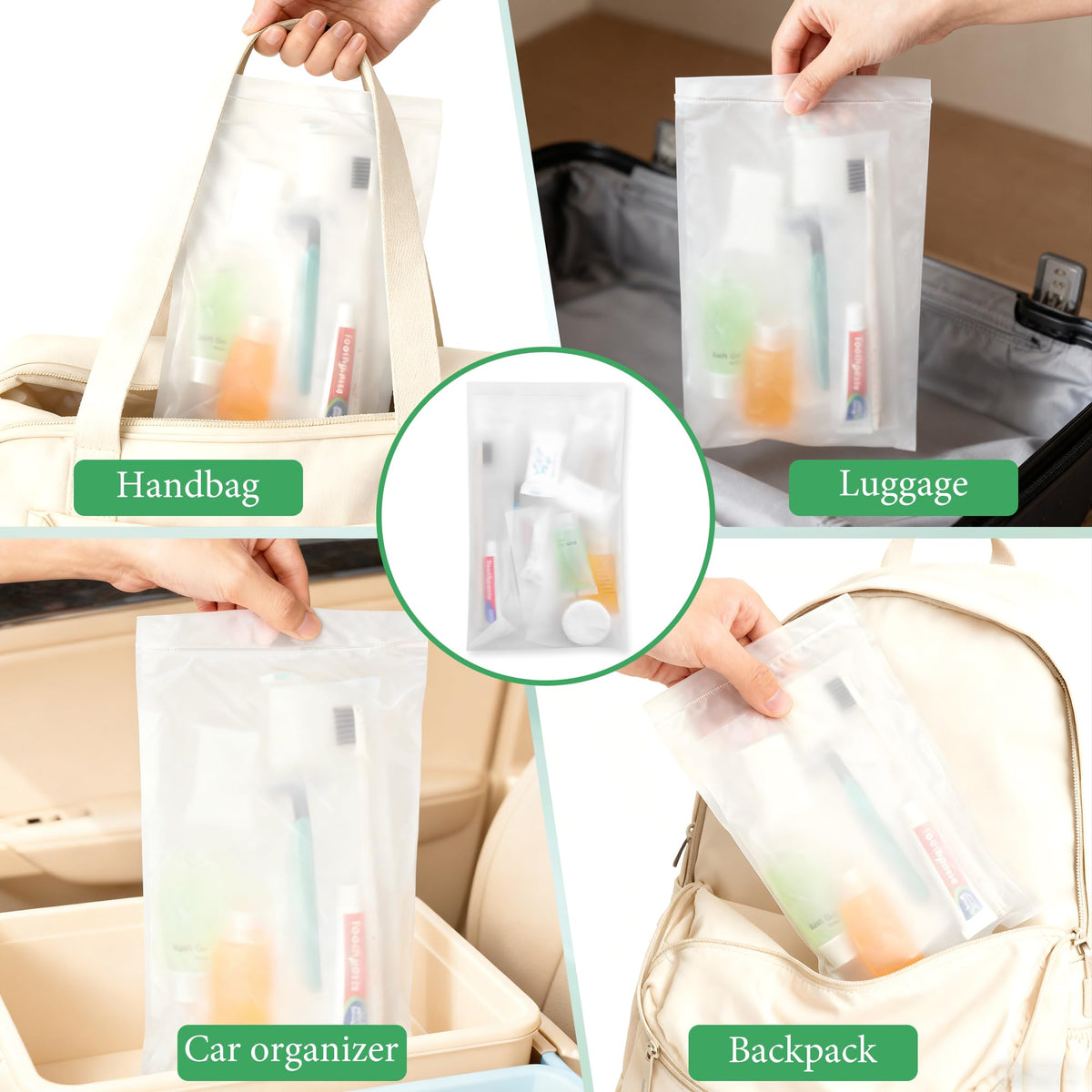 Hygiene Kit Bulk, Individually Packed, The convenience kit bulk Is Fully Equipped And Clean And Hygienic, Convenience Kits Suitable For Hotel, Home, Camping, Travel (12 sets)