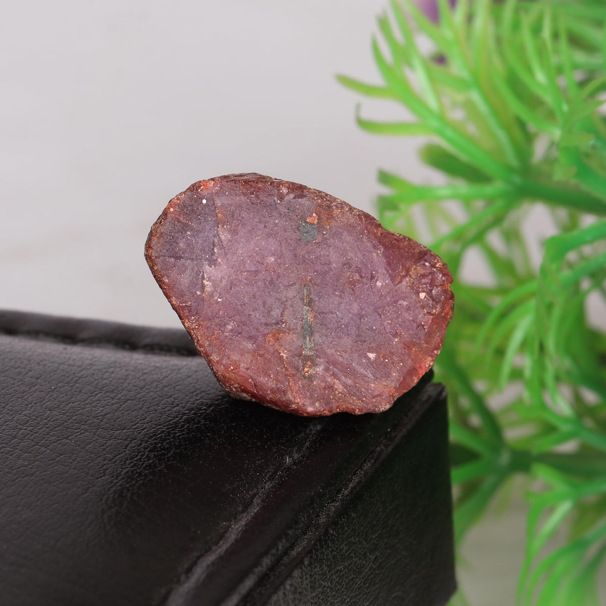 GEMHUB A Grade Natural Raw Rough Red Ruby 26.35 Ct Healing Crystal Rough Ruby Stone for Cabbing