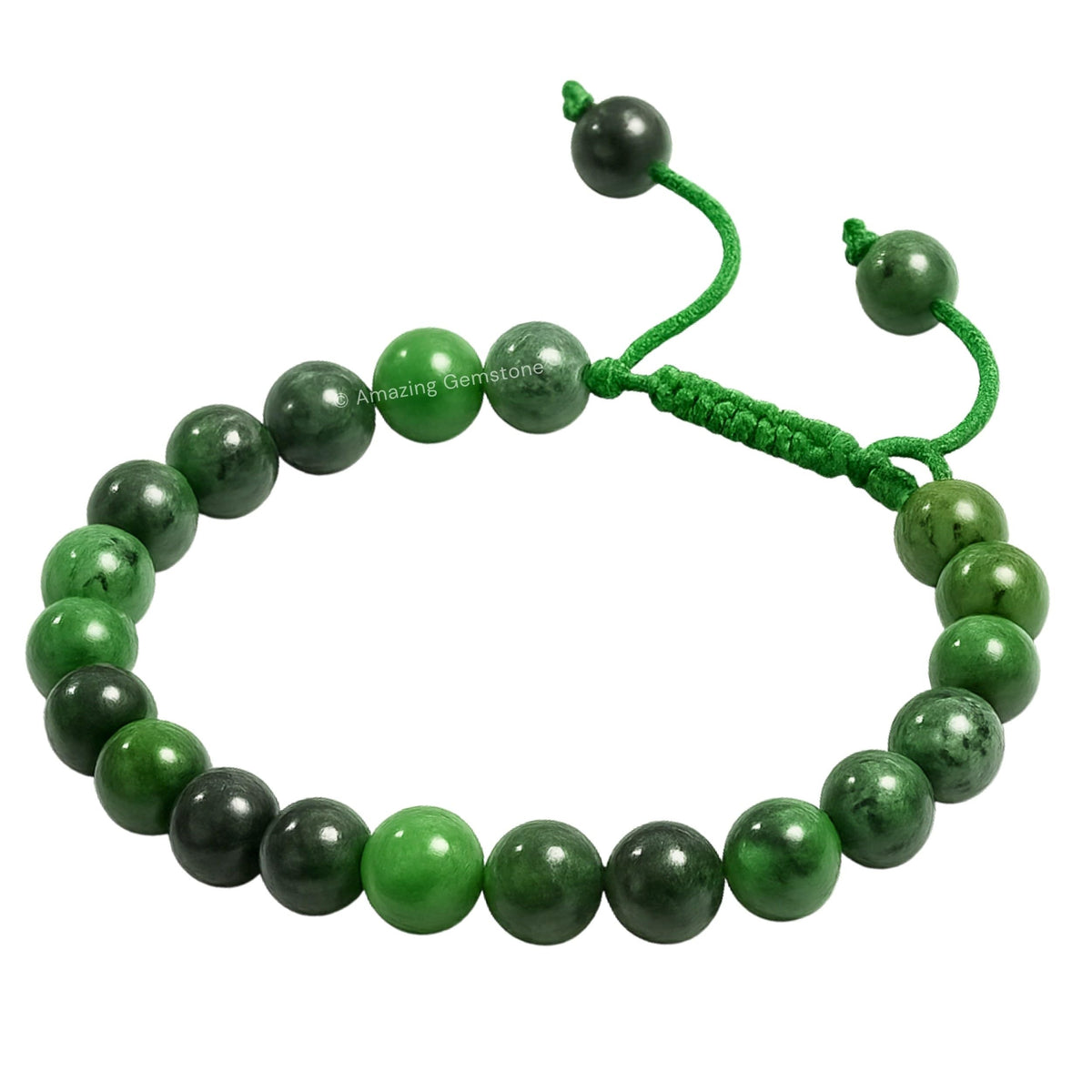 Amazing Gemstone Ruby Zoisite Bracelet, Gifts For Men & Women - Protection Healing Crystal Bracelet - 8mm Gemstone Beaded Adjustable Bracelet, Pulseras Para Hombres Mujer Stocking Stuffers