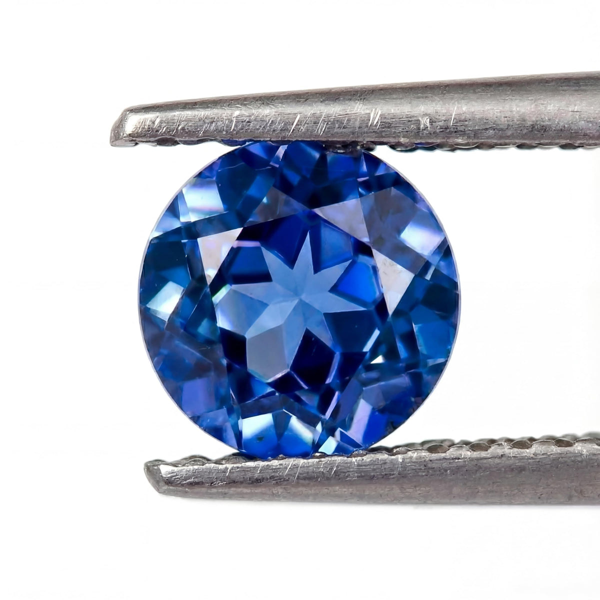 AGL Certified Lab Grown Sapphire, Brilliant Cut Loose Stone, for Fine Jewelry Making, 0.5 Carat (5mm)