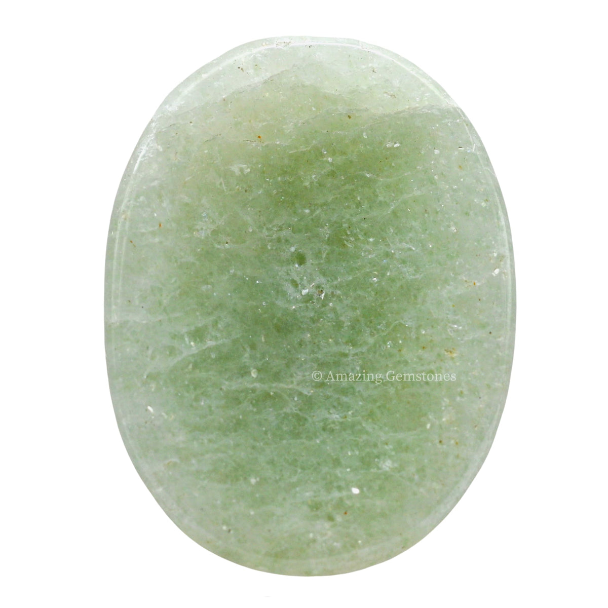 Amazing Gemstone Green Aventurine Worry Stone Crystals and Healing Stones - Worry Stones for Stress Relief Gifts - Piedra Crystal Fidget for Meditation - Unique Stocking Stuffers and Birthday Gifts