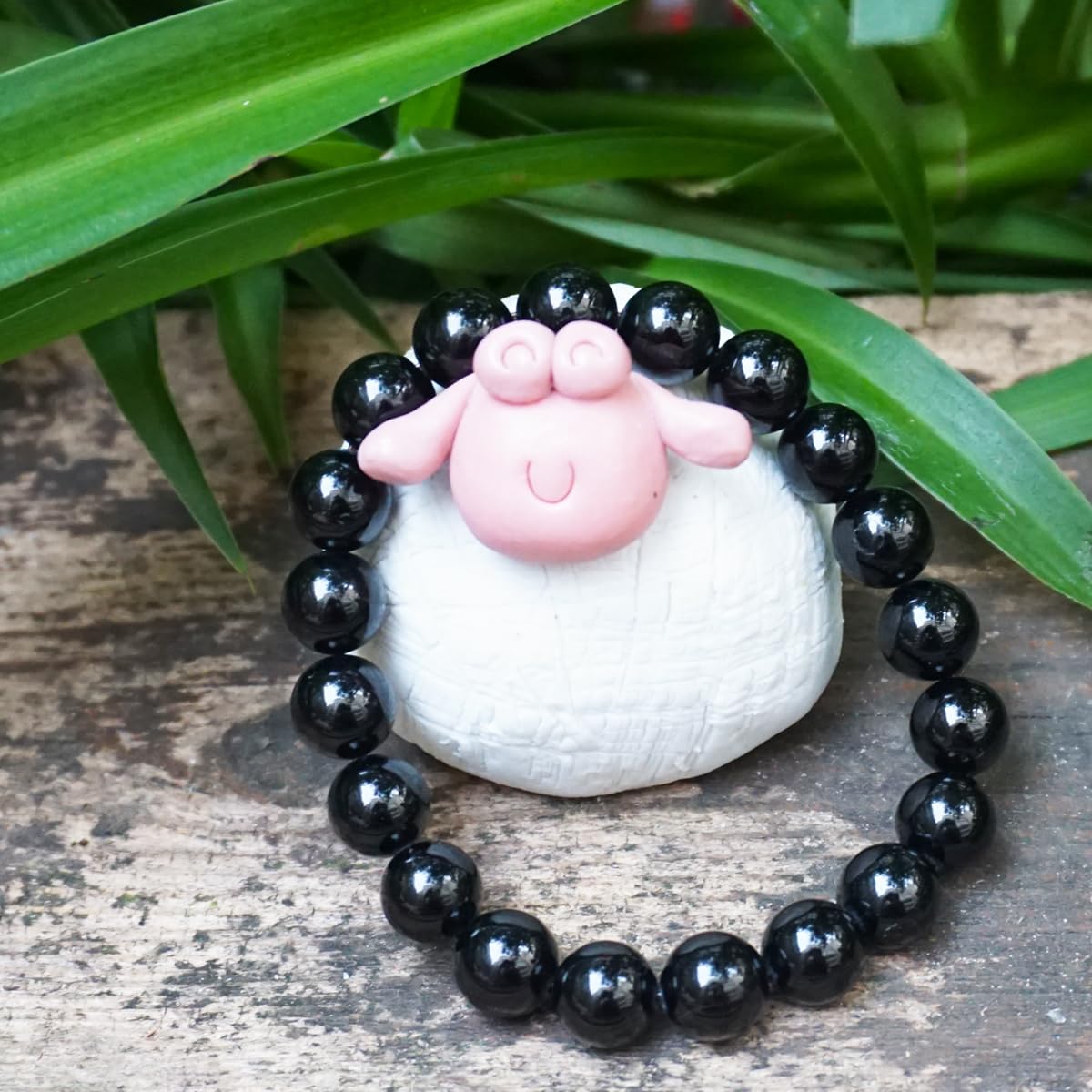 Black Tourmaline Bracelet 10MM | 3A Grade Natural Chakra Crystal Jewelry | Birthstone of October, Fit 7.5" Wrist Size, Bring Luck, Peace & Love, Feng Shui choice for Friends Familys