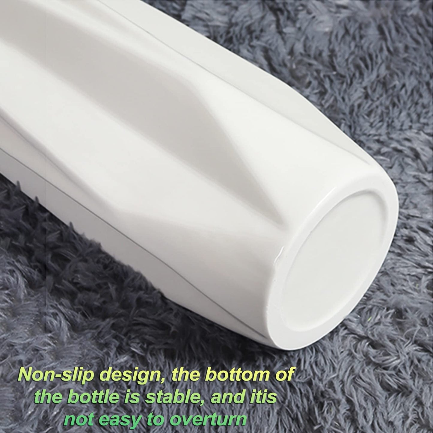 UWYTGF Floor Vase Ceramic Vase,Decorative Large,Floor,Large Floor Vase,White Ceramic Vase,Handcrafted,Sophisticated Vessel for Decorative Branches and Dried Flower,White-61Cm,White,45cm