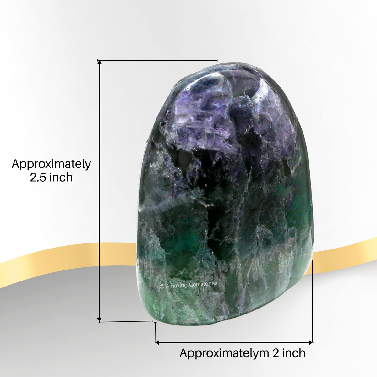 Amazing Gemstone Large Multi Fluorite Crystal Standing Palm Stone - Multi Fluorite Palm Stones & Crystals, A++ Grade Gemstones & Crystals - Healing Crystals & Healing Stones Office Home Decor Gifts