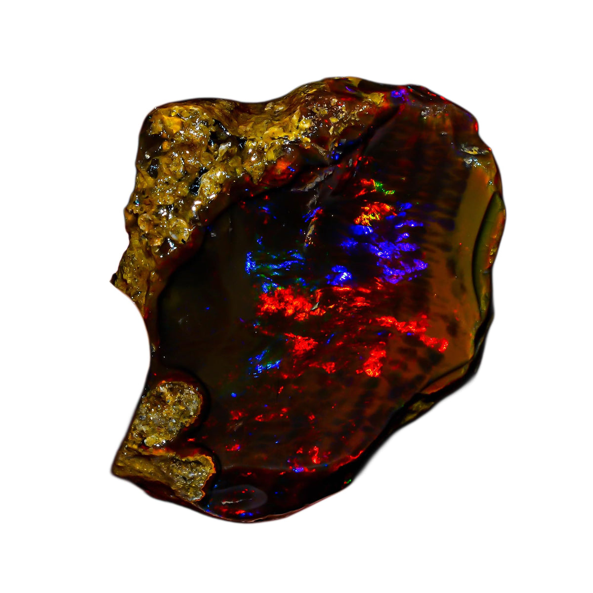 233 Ct Natural Ethiopian Opal Rough | Raw Welo Gemstone 55x50 mm KR45-3
